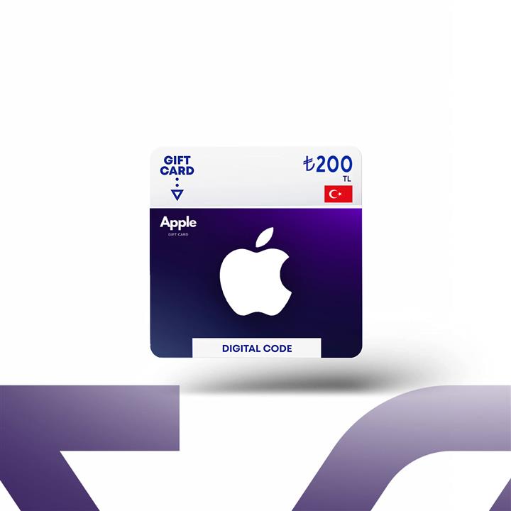 گیفت کارت 200 لیر اپل آیتونز ترکیه